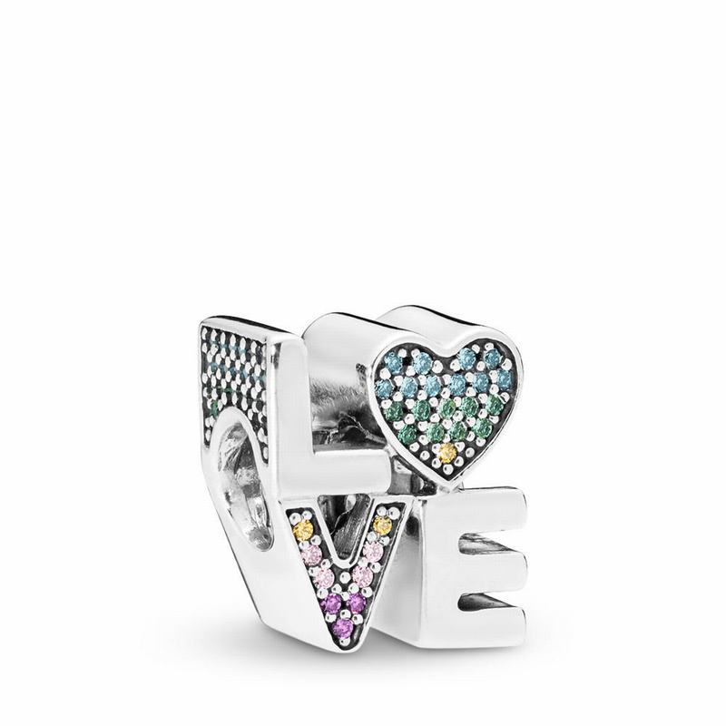 Pandora Multi-Color Love Charm Silver Egypt FS0592814